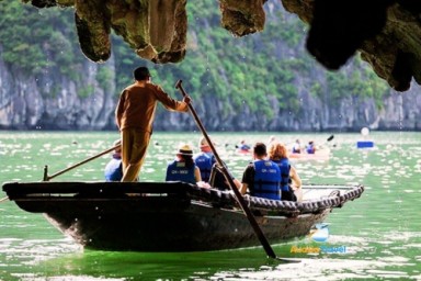 Hanoi - Halong International Cruise Port - Halong Bay - Luon Cave - Titop Island (L, D)